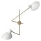 VV Fifty Twin White Wall Lamp by Vittoriano Viganò for Astep 1