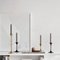 Jazz Candleholders in Steel with Brass Plating by Max Brüel for Karakter, Set of 4 13