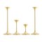 Jazz Candleholders in Steel with Brass Plating by Max Brüel for Karakter, Set of 4 7