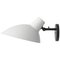VV Fifty Black and White Wall Lamp by Vittoriano Viganò for Astap, Image 1