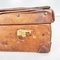 Mid-Century Modern Italian Brown Leather with Beige Fabric Luggage, 1960s 12