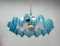 Art Nouveau Ceiling Lamp with Scailmont Belgium Glass Shade, 1930s, Image 7