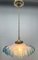 Jugendstil Deckenlampe mit Scailmont Belgium Glasschirm, 1930er 6