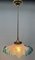 Jugendstil Deckenlampe mit Scailmont Belgium Glasschirm, 1930er 5