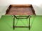 English Style Walnut Folding Table or Serving Table, 1900 3