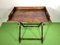 English Style Walnut Folding Table or Serving Table, 1900, Image 3