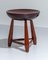 Mocho Stool in Jacaranda attributed to Sergio Rodrigues for Oca, Brazil, 1954, Image 3