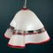 Vintage Murano Glass Pendant Handkerchief Lamp, Italy, 1980s 11