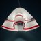 Vintage Murano Glass Pendant Handkerchief Lamp, Italy, 1980s, Image 13