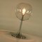 Mid-Century German Aluminum and Glass Table Lamp, Image 3