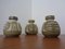 Danish Studio Ceramic Vases by Noomi Backhausen for Soholm Stentoj, 1970s, Set of 3 3