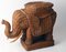 Peddle Cane Rattan Elefanten Beistelltisch, Frankreich, 1960er 1