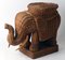 Mesa auxiliar Elephants de ratán y caña, años 60, Imagen 4