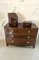 Antique George III Figured Mahogany Serpentine Shaped Storage Box, 1800s 4