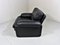 Fauteuil Coronado en Cuir Noir par Tobia Scarpa B&b pour B&b Italia / C&b Italia, Italie, 1960s 2