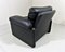 Black Leather Armchair Coronado by Tobia Scarpa B&b for B&b Italia / C&b Italia, Italy, 1960s, Image 3