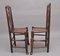 18th Century Antique Elm Side Chairs, 1760, Set of 2 10