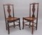 18th Century Antique Elm Side Chairs, 1760, Set of 2 1