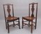 18th Century Antique Elm Side Chairs, 1760, Set of 2, Image 1