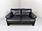 Black Leather Sofa by Tobia Scarpa B&b for C&b Italia, Italy, 1960s, Image 1