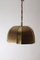 Deutsche Messing Lamellen Lampe, 1960er 11