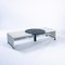 Tavolino da caffè postmoderno regolabile in marmo bianco e nero, Immagine 18
