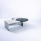 Mesa de centro ajustable posmoderna de mármol blanco y negro, Imagen 17