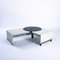 Tavolino da caffè postmoderno regolabile in marmo bianco e nero, Immagine 21