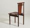 Vintage Stühle aus Nussholz & Leder, 1960er, 4er Set 6