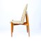 Tall Side Chair in Teak & Upholstery, Czechoslovakia, 1960s 7