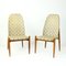 Tall Side Chair in Teak & Upholstery, Czechoslovakia, 1960s, Image 1