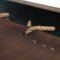 Sedie da pranzo brutaliste vintage in pelle e legno con corda, set di 2, Immagine 29