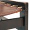 Sedie da pranzo brutaliste vintage in pelle e legno con corda, set di 2, Immagine 23