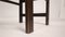 Sedie da pranzo brutaliste vintage in pelle e legno con corda, set di 2, Immagine 11