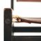 Sedie da pranzo brutaliste vintage in pelle e legno con corda, set di 2, Immagine 26