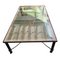 Large Spanish Wrought Iron and Glass Coffee Table 4