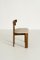 Sedie in legno e tessuto di Luigi Vaghi, Italia, anni '60, set di 4, Immagine 5