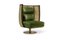 Green Egoista Swivel Armchair by Dooq, Image 1