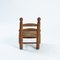 Brutalist Rush Childrens Chair in the style of Charles Dudoyt, 1950s, Set of 2, Image 14