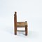 Brutalist Rush Childrens Chair in the style of Charles Dudoyt, 1950s, Set of 2 15