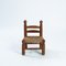 Brutalist Rush Childrens Chair in the style of Charles Dudoyt, 1950s, Set of 2, Image 13