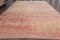 Turkish Pink and Brown Runner Rug 9