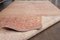 Turkish Pink and Brown Runner Rug 10