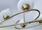 Vintage French Brass & Glass Pendant Lamp from Lunel, 1960s 19