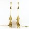 Louis XVI Andirons or Table Lamps in Gilded Bronze, Set of 2 7