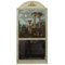 Classicist Wall Mirror with Cappriccio Scene, Italy, Late 18th Century 1