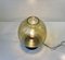 Art Deco Scandinavian Bronze and Green Glass Table Lamp, Image 4