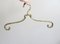 Brass Clothing Hangers, 1950s, Set of 4, Image 9