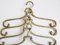 Brass Clothing Hangers, 1950s, Set of 4 6
