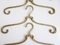 Brass Clothing Hangers, 1950s, Set of 4, Image 4